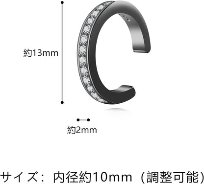 レディース シルバーイヤーカフ片耳用