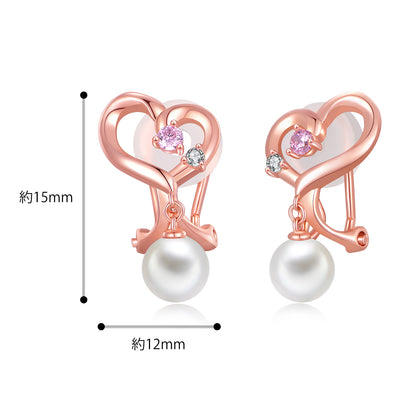 レディース パール 6mm イヤリング